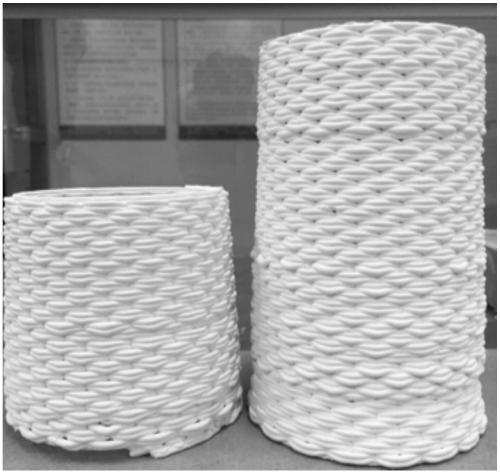 Slurry used for extrusion type 3D white marble powder printing and preparation method thereof