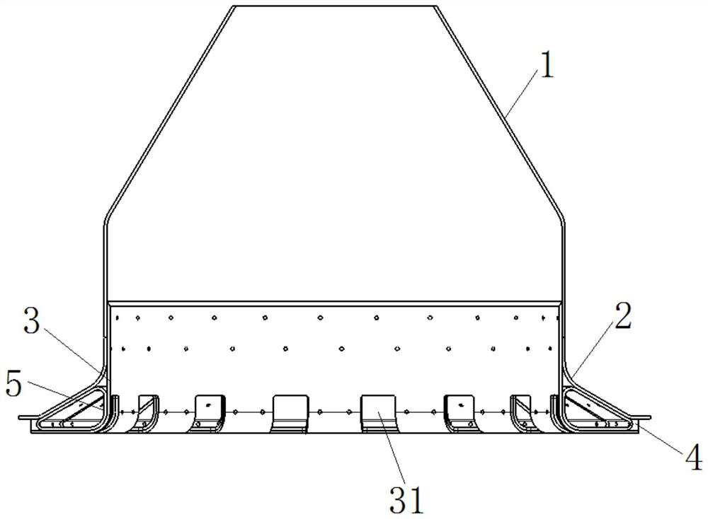 A ceramic matrix composite inner cone and its processing method