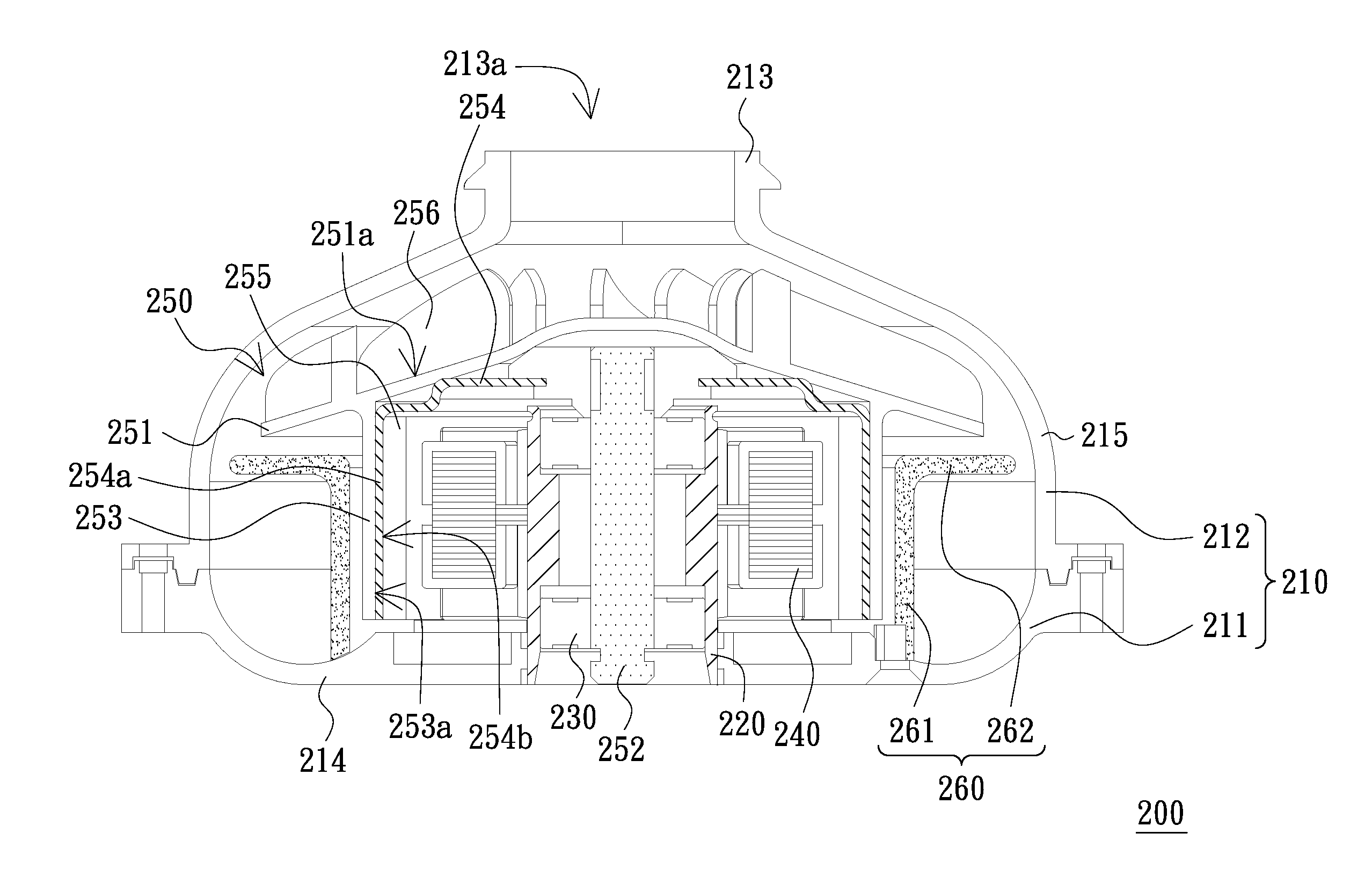 Brushless fan motor and positive airway pressure breathing apparatus using the same