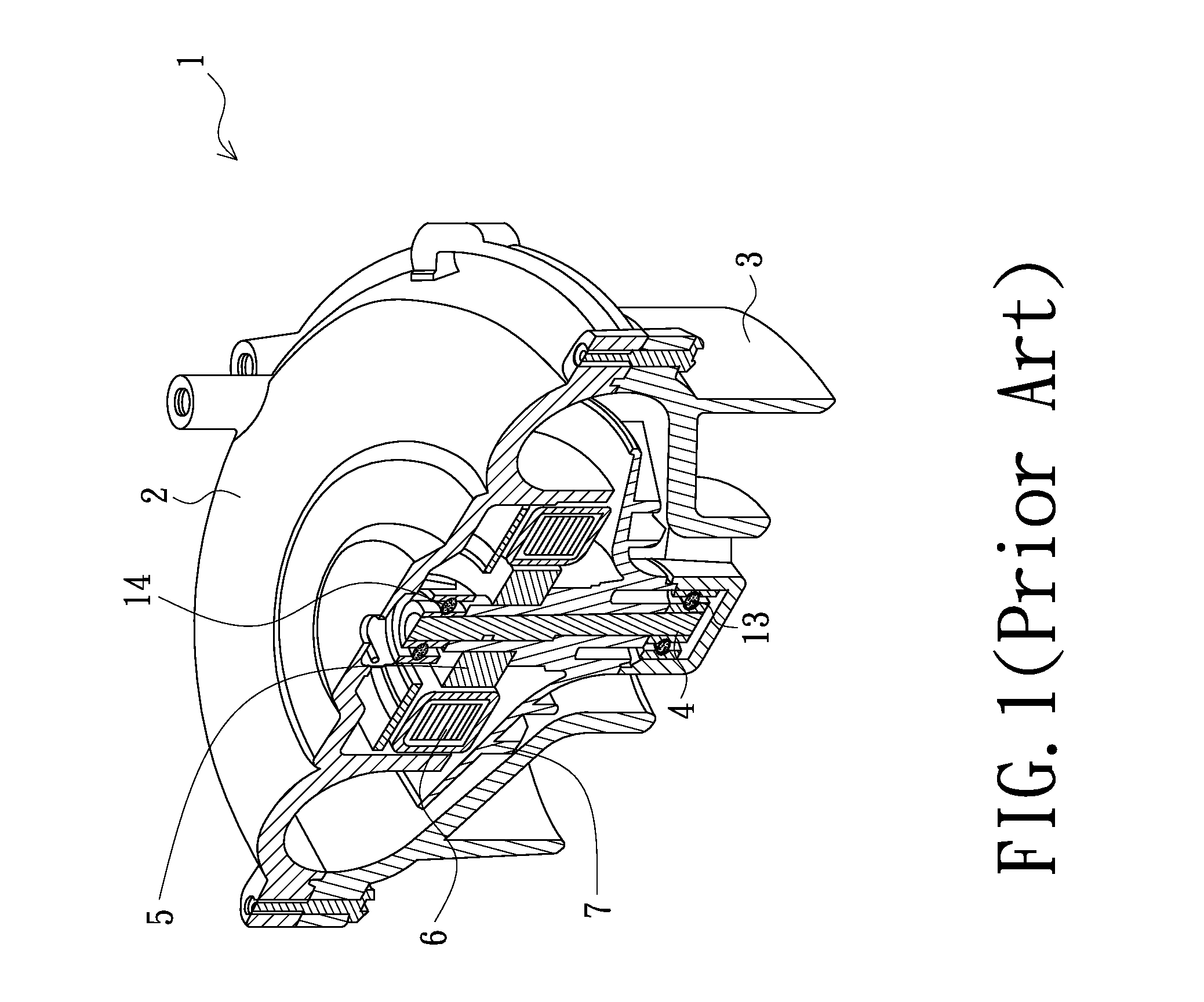 Brushless fan motor and positive airway pressure breathing apparatus using the same
