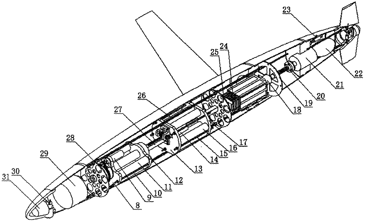 Design and control method of a shuttle-shaped underwater glider