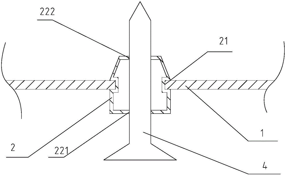 Mounting structure for suspension device