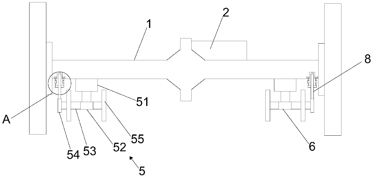 Electric tricycle rear axle