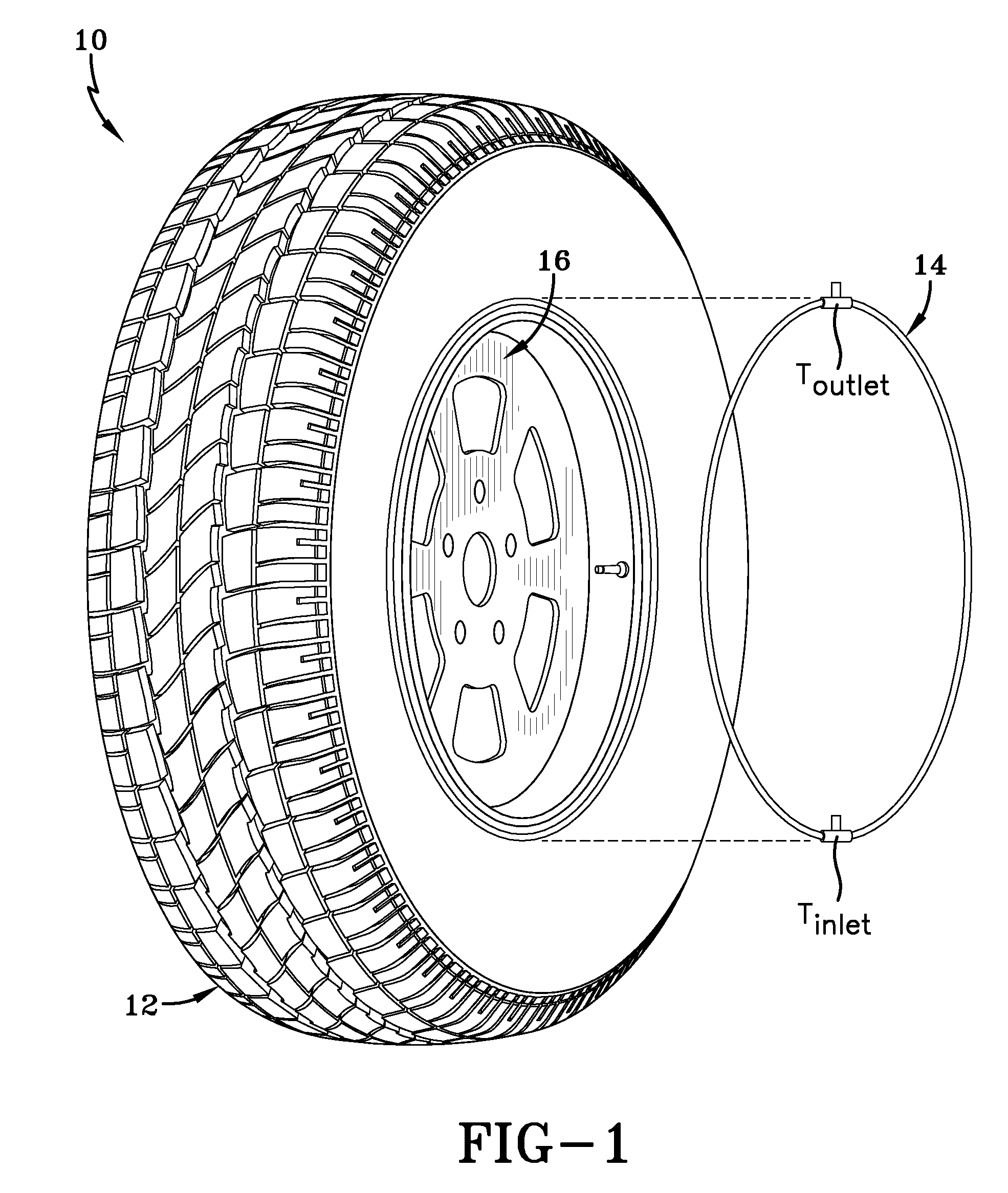 Self-inflating tire