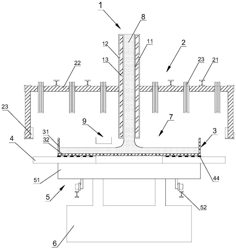 Glass block forming device and forming method thereof
