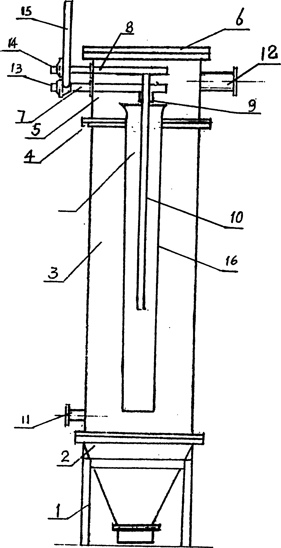Multiple stage pulsant ash removal equipment in bag typed dust removal for blast furnace gas, and method