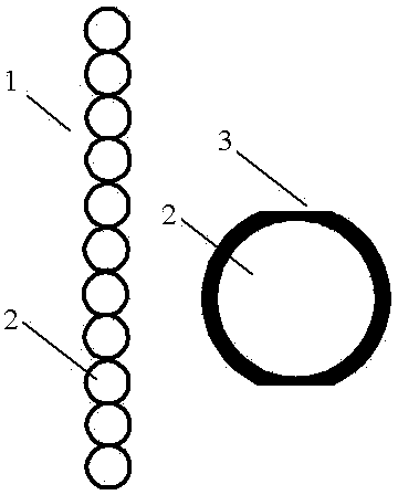 No-twist compound pendulum consisting of oscillating bar and cylindrical pendant in ring connection