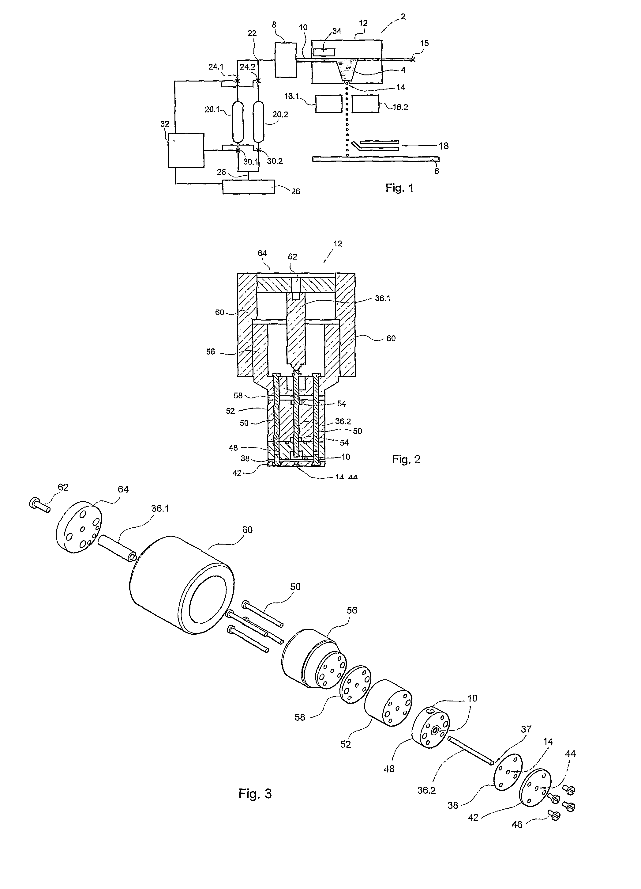 Method of printing a fluid material using a continuous jet printing technique and curable compositions for use in said method