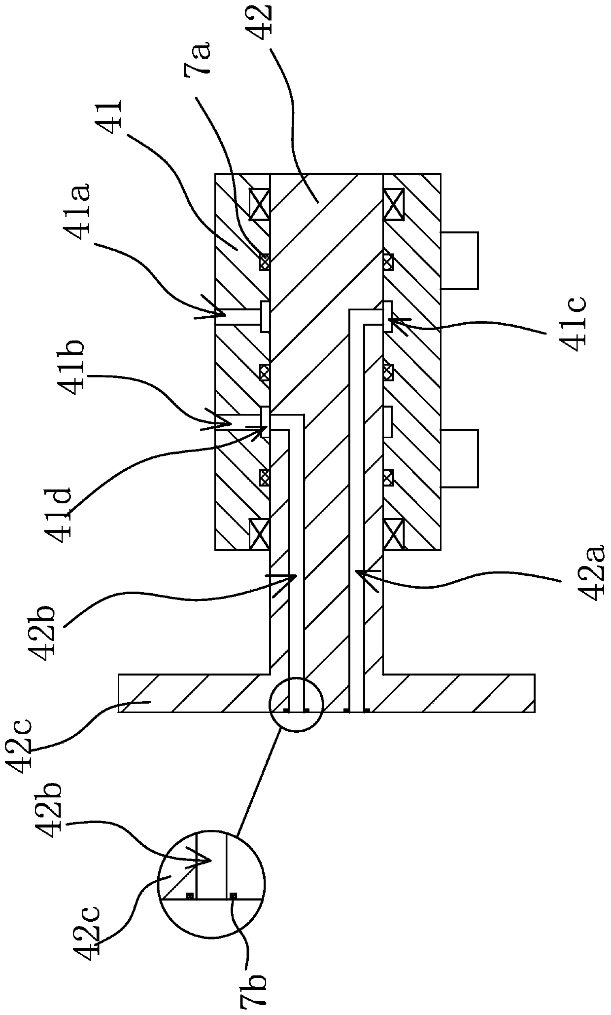 Mechanism capable of simultaneously performing circumferential rotation and axial movement