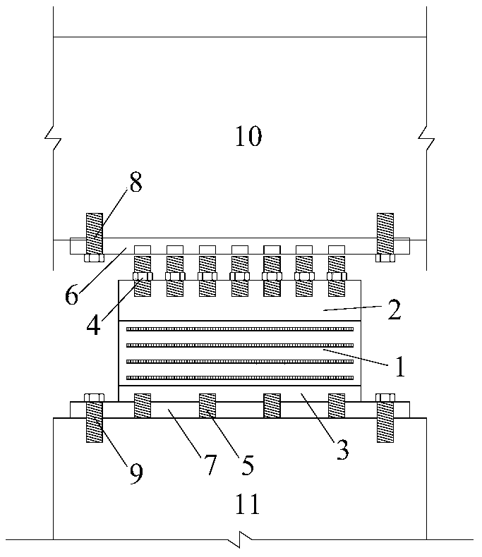 A replacement method for an easily replaceable lng storage tank vibration isolation pad