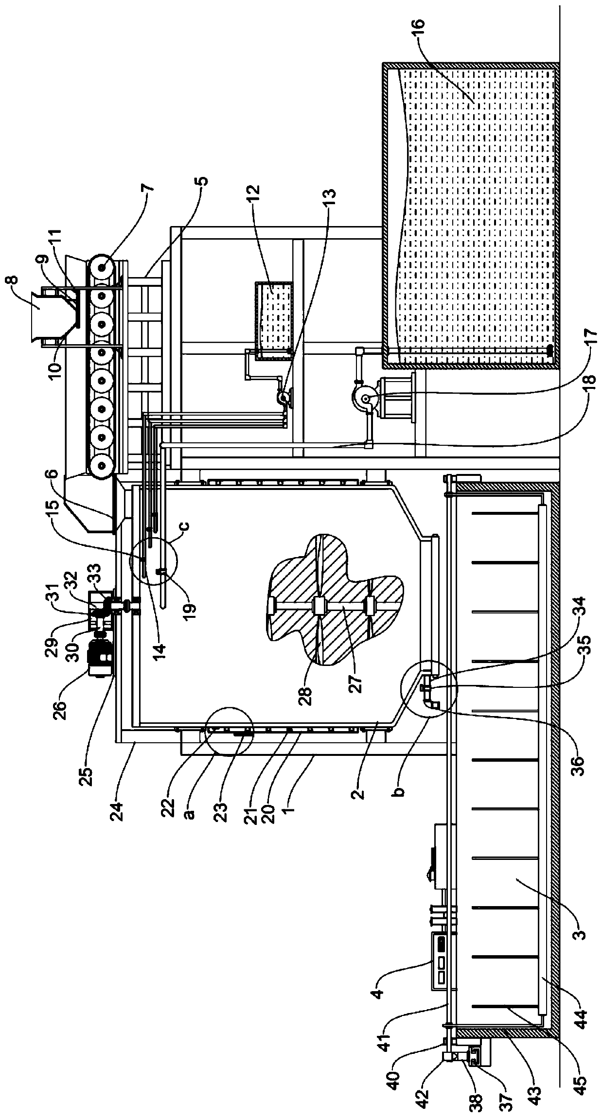 Multi-medium large-displacement hydraulic type injection device