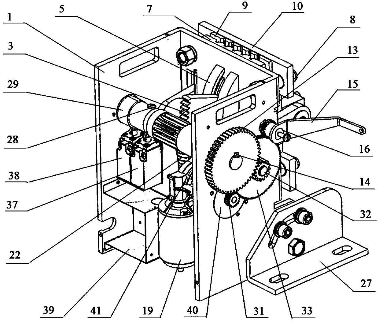 Rope gripper device to prevent accidental movement of the car