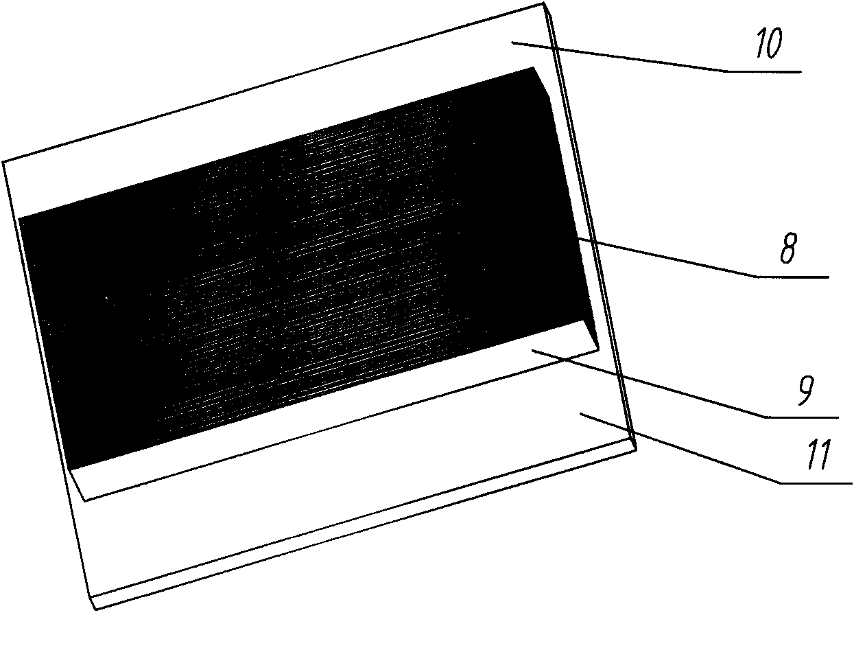 Improved microchannel high-efficiency water cooling exchanger