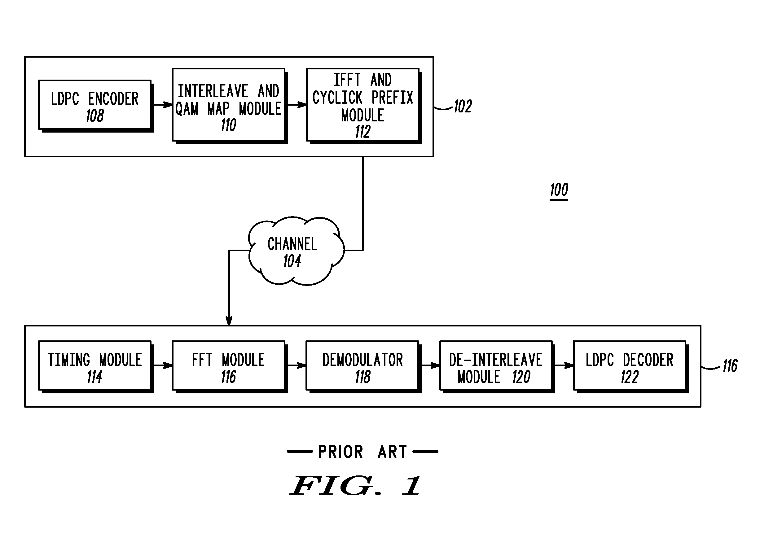 Turbo Interference Suppression in Communication Systems