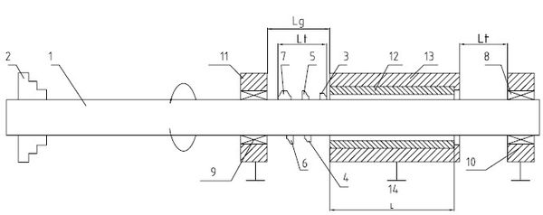 Internal screw thread processing method