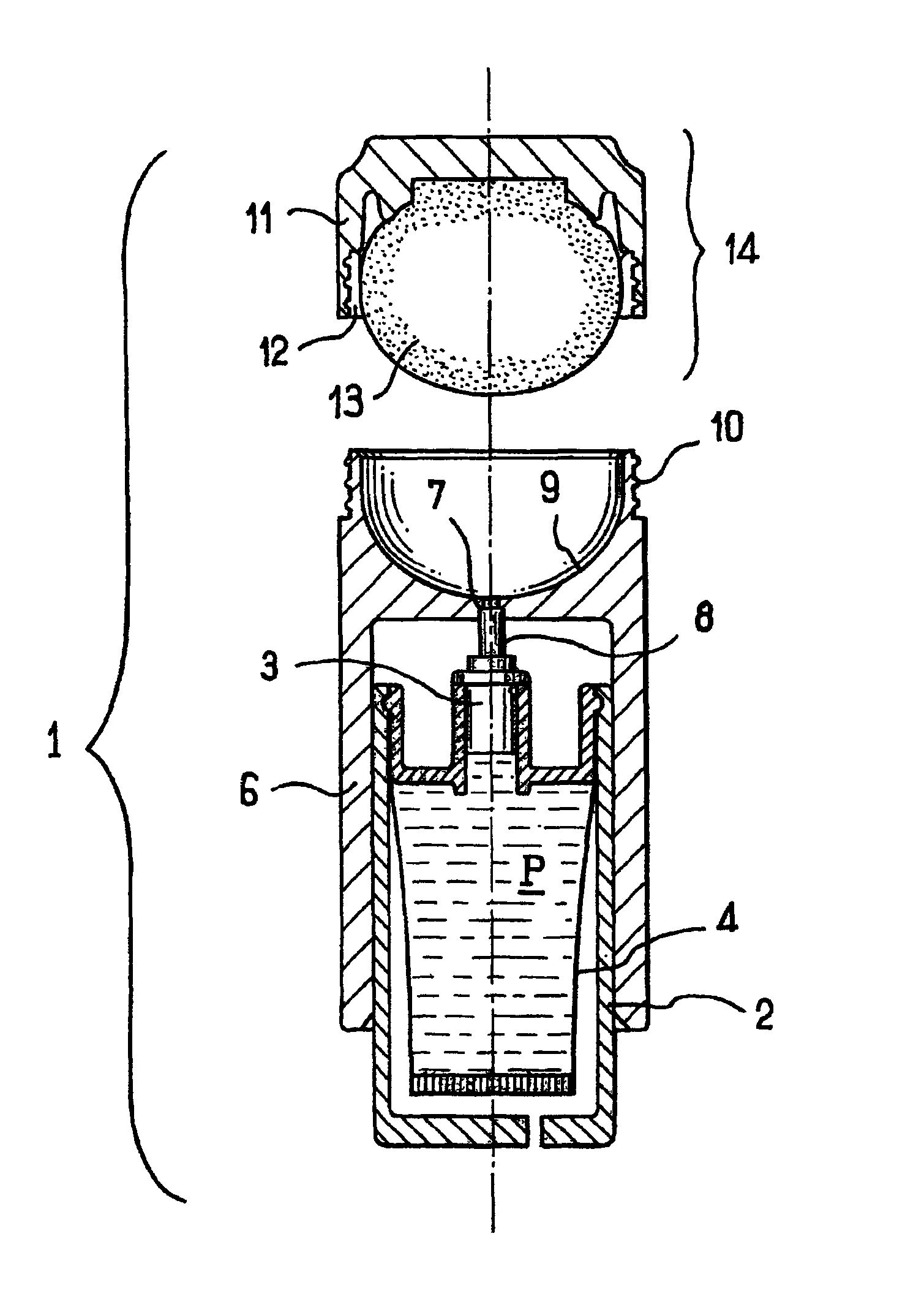 Device having a magnetic applicator and/or wiper member