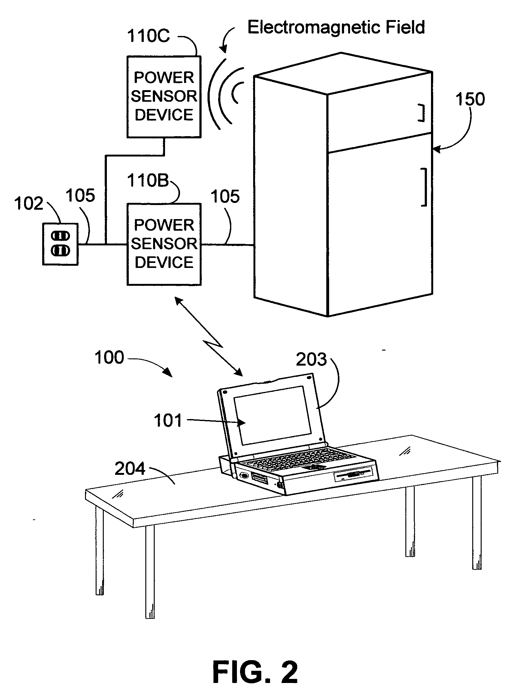 Apparatus and method for monitoring and displaying power usage