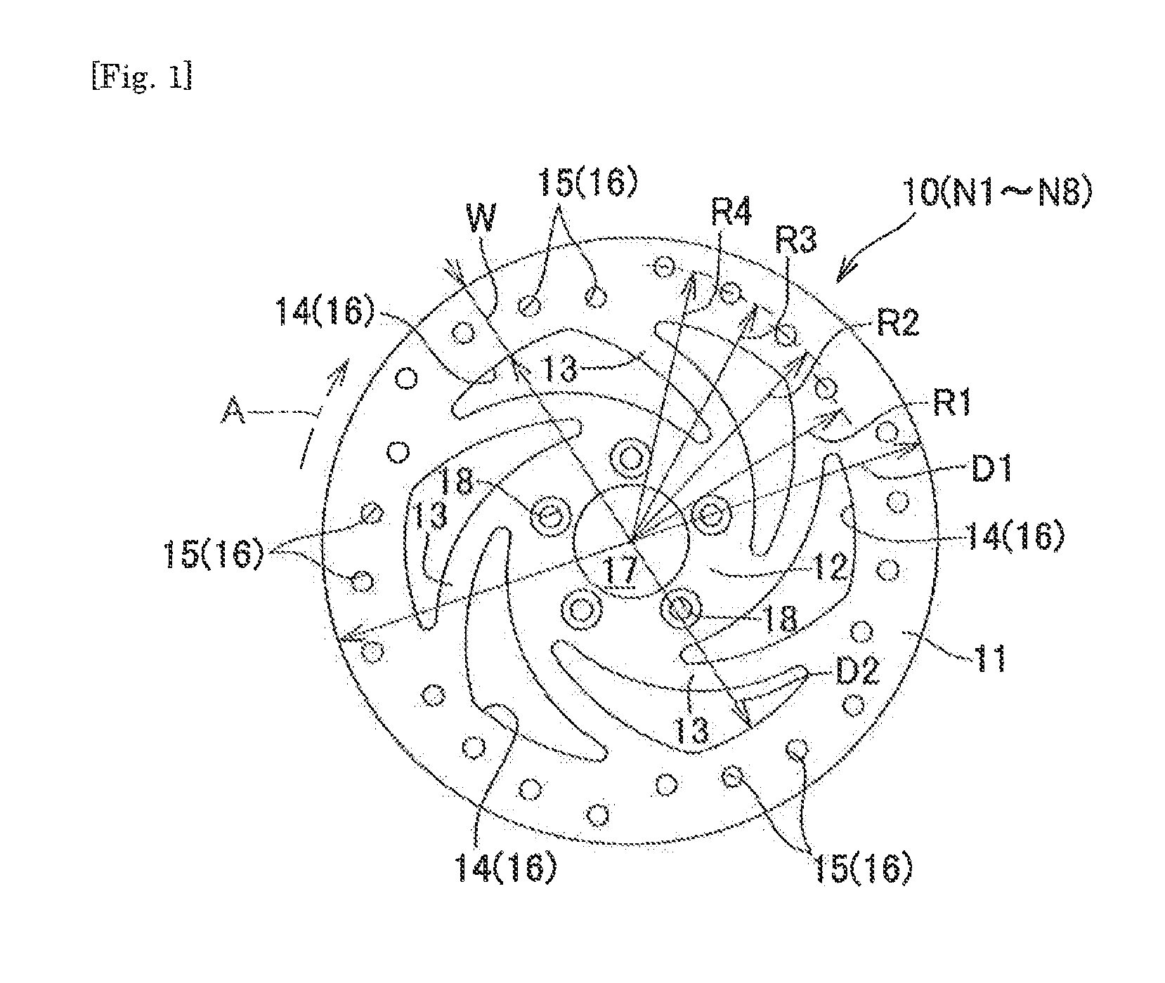 Brake disc having reduced noise