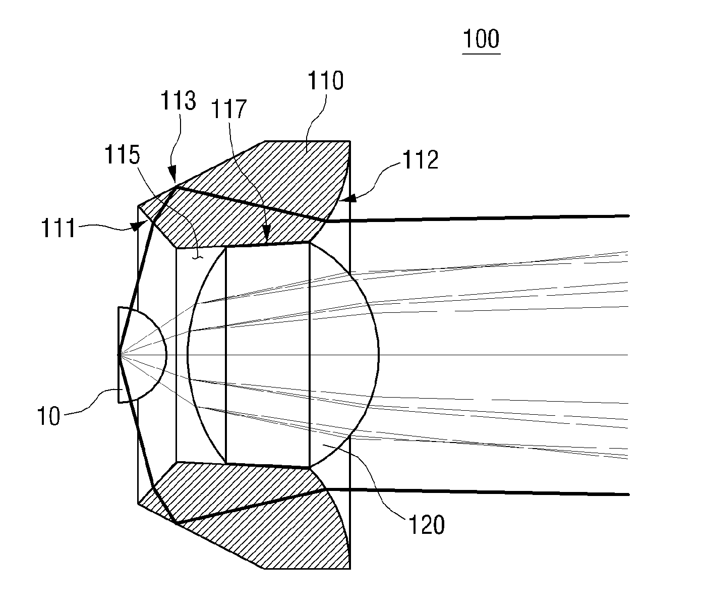 Collimate lens assembly