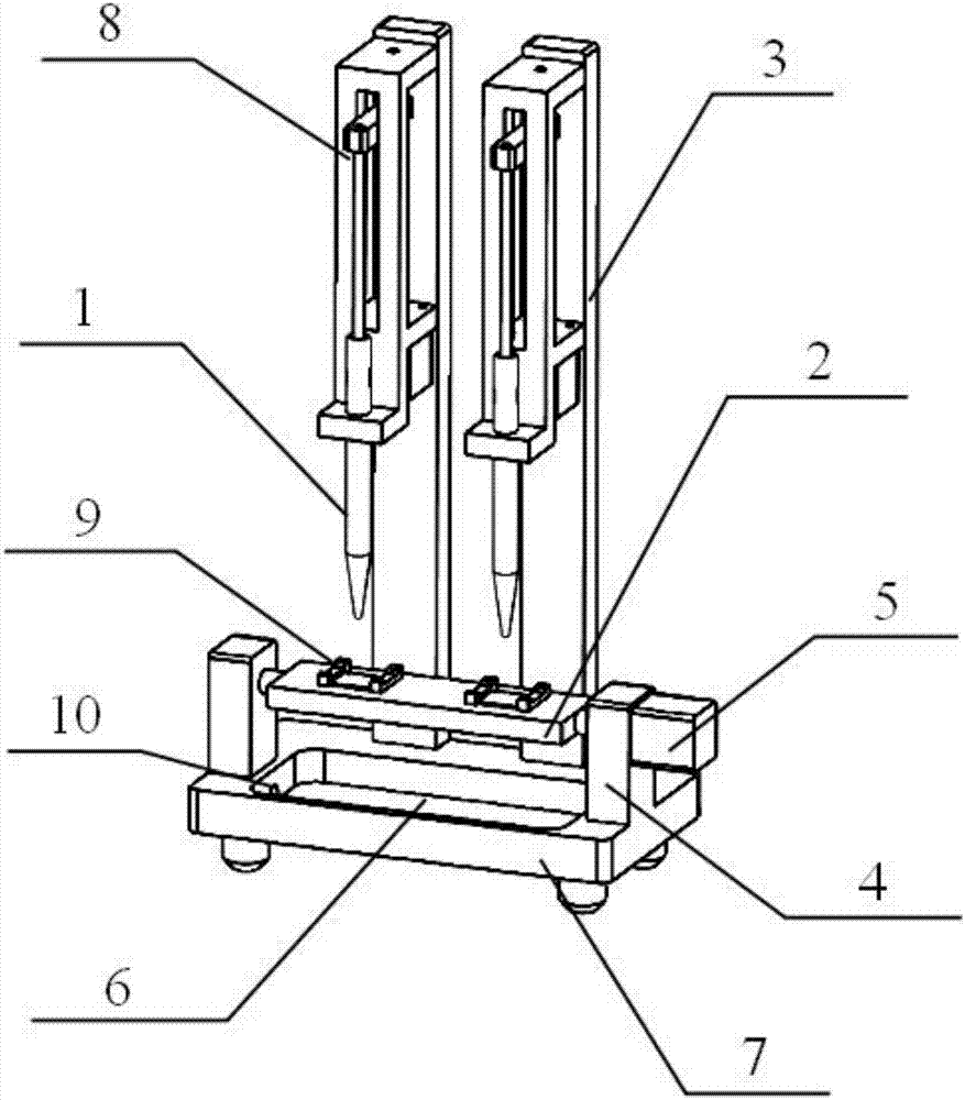 Pretreatment device and method capable of simultaneously determining hydrophobic and oleophobic characteristics of paper