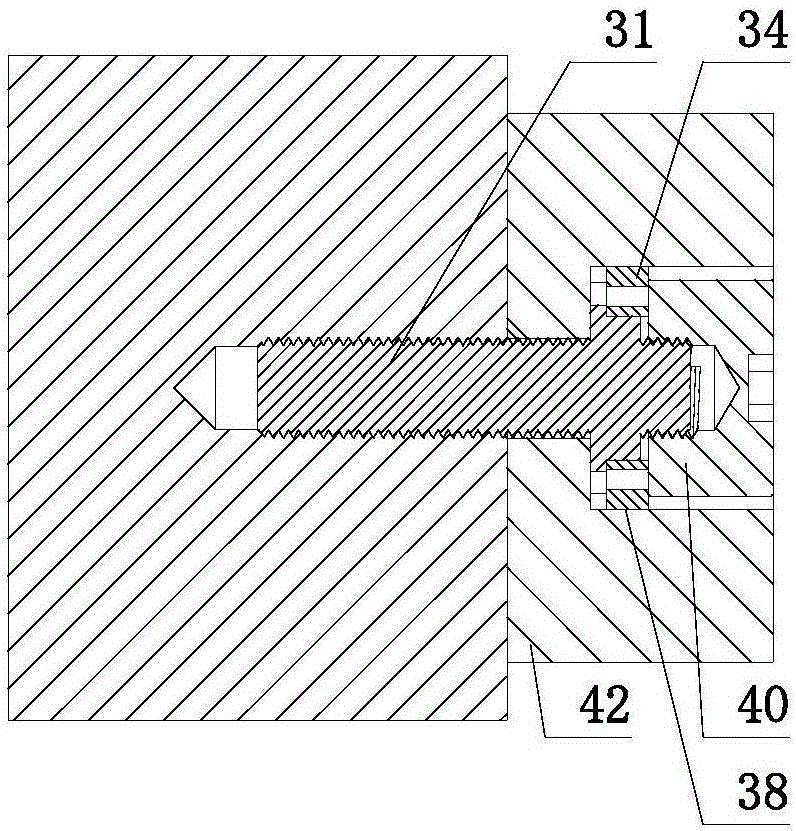 Fastening connection assembly and structure, mounting and dismounting method, crankshaft connecting-rod mechanism, rail structure, bone connecting device and bone connection method
