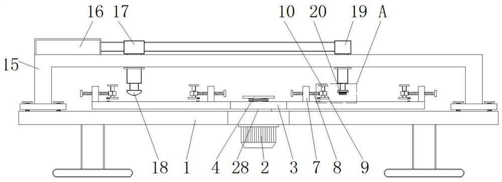 Leather processing scraping equipment with bubble eliminating structure