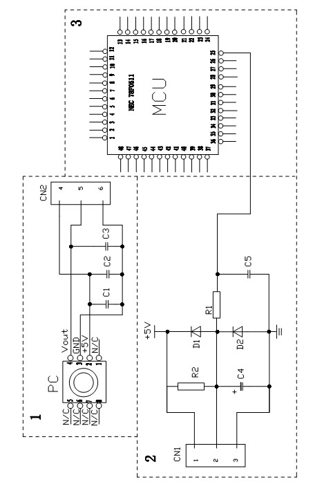 Detection circuit and detection method for output signal of pressure sensor