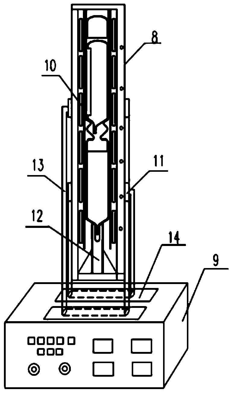 Gallium arsenide single crystal growth device and growth method