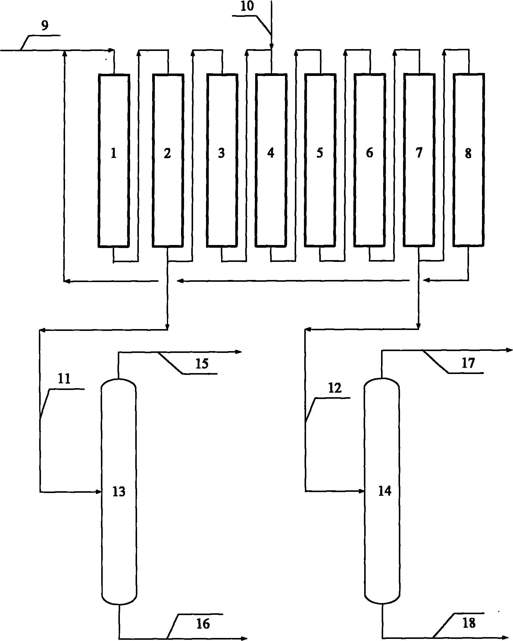 Method for separating glycol and butylene glycol