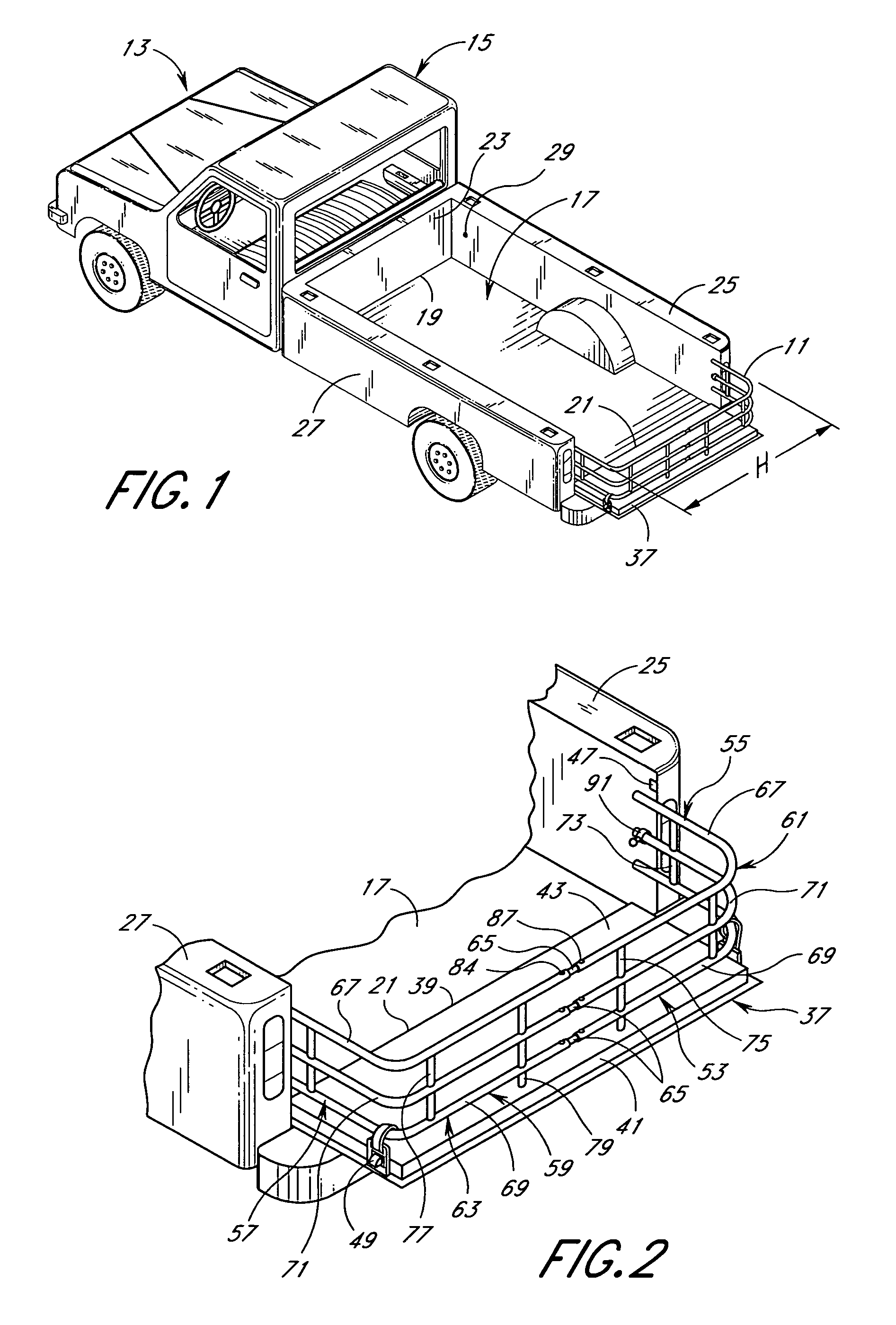 Vehicle cargo bed extender