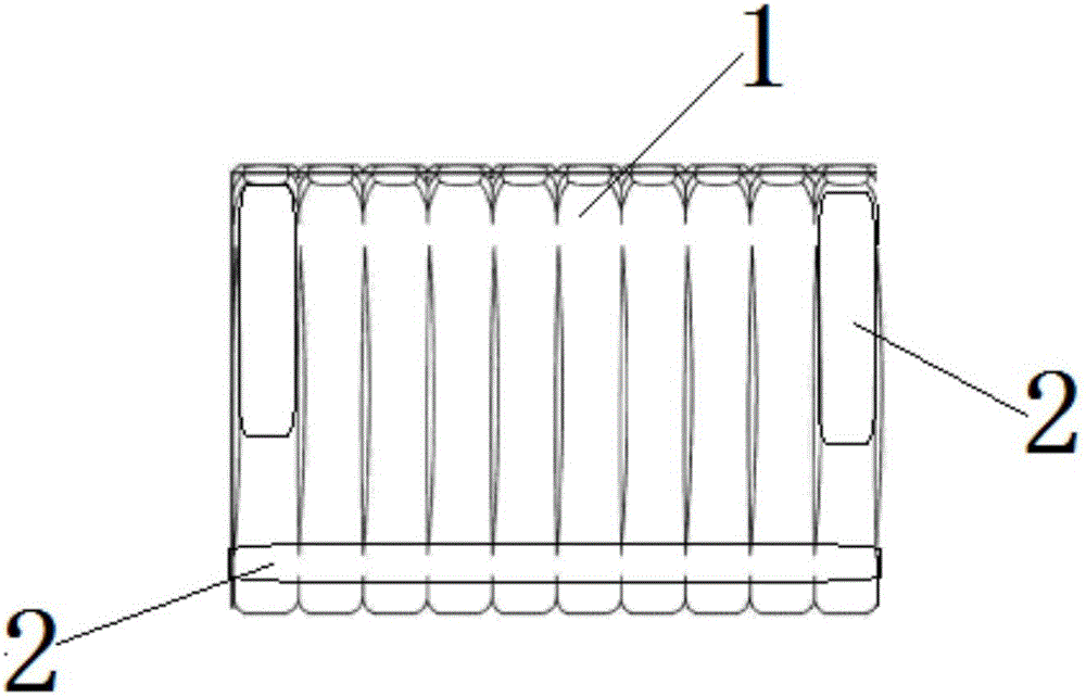 Inflation device and inflatable curtain of same structure