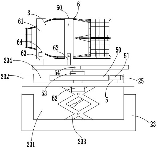 Open type wind tunnel lifting system for airplane testing and lifting method thereof