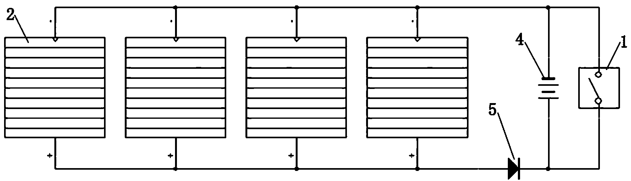 Micro-lens structure hull cell and wireless switch power supply system using scattered light rays to generate electricity