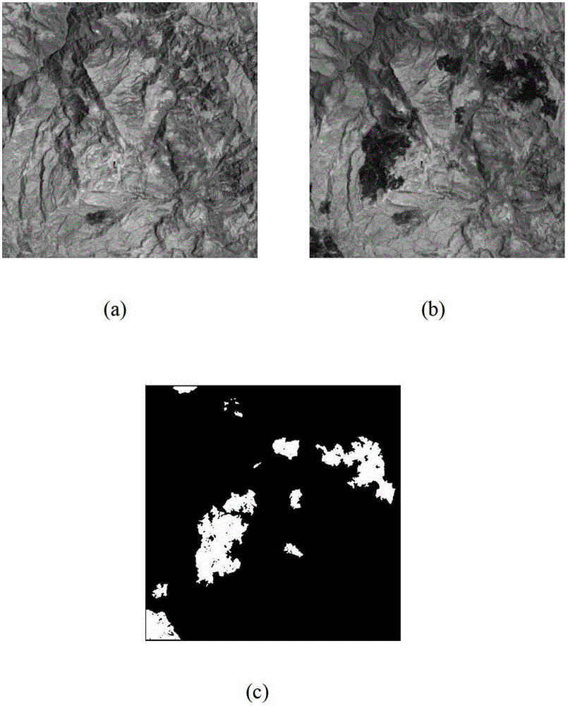 Optical remote sensing image change detection based on image fusion