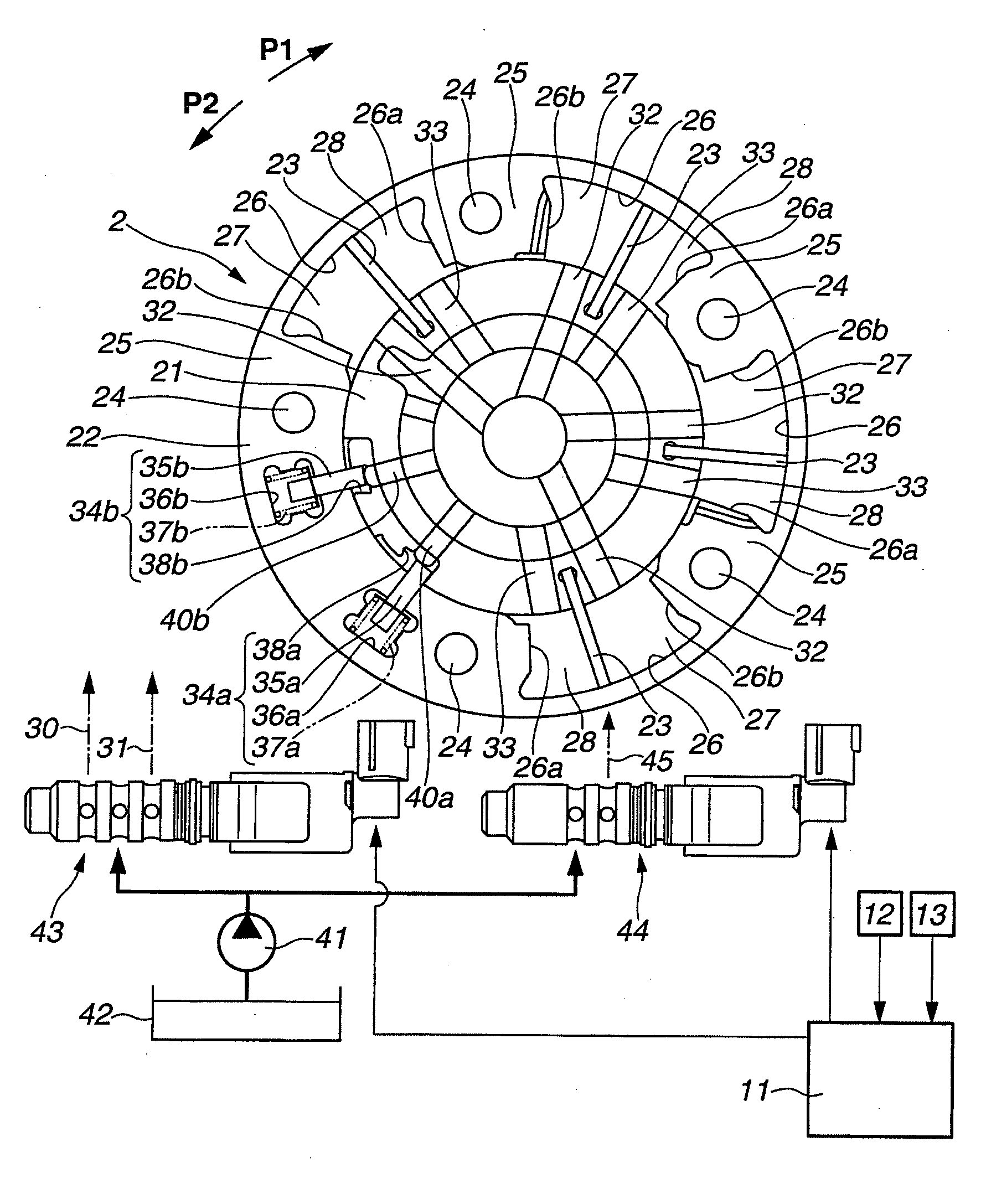 Variable valve timing control device for internal combustion engine