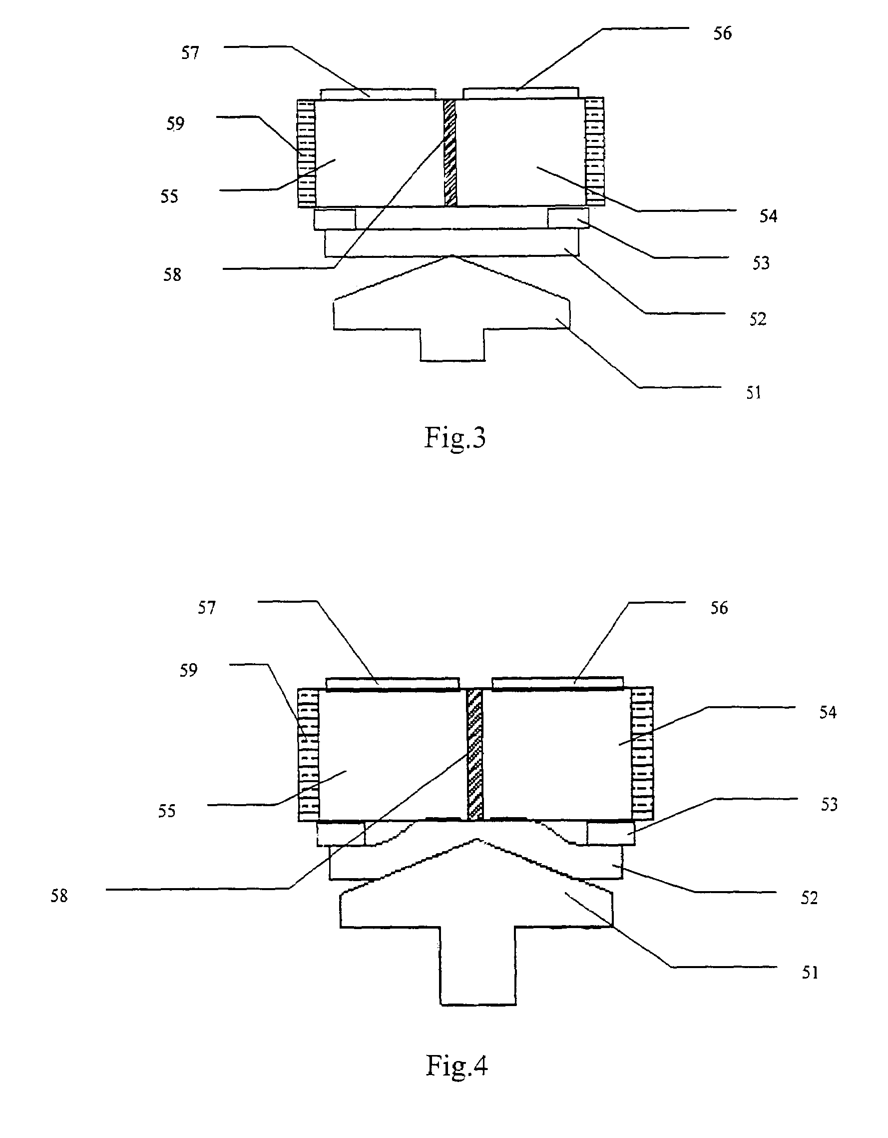 Device for varying capacitance