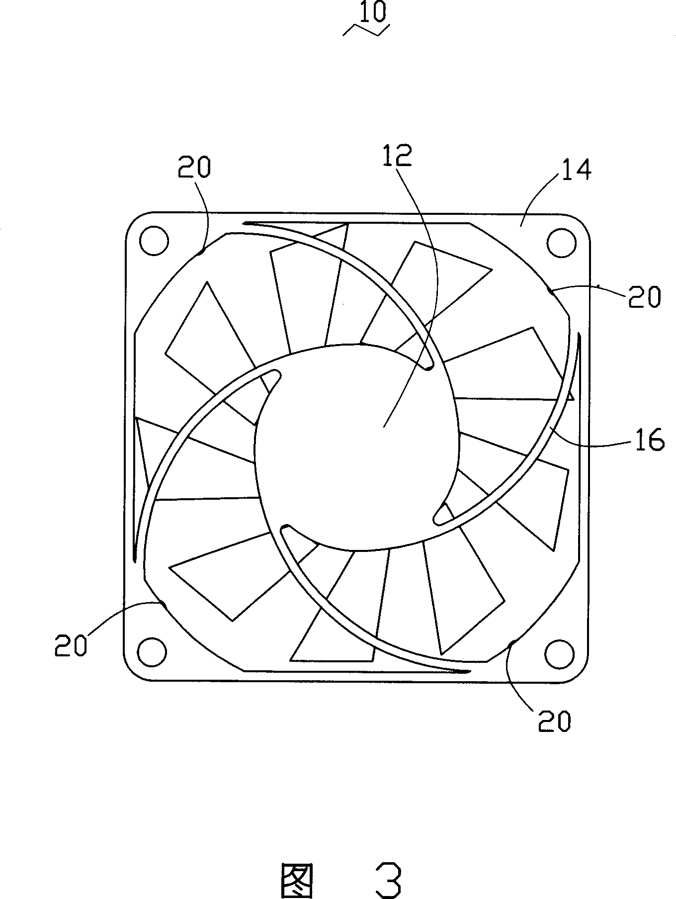 Radiator with rotation-speed indication function