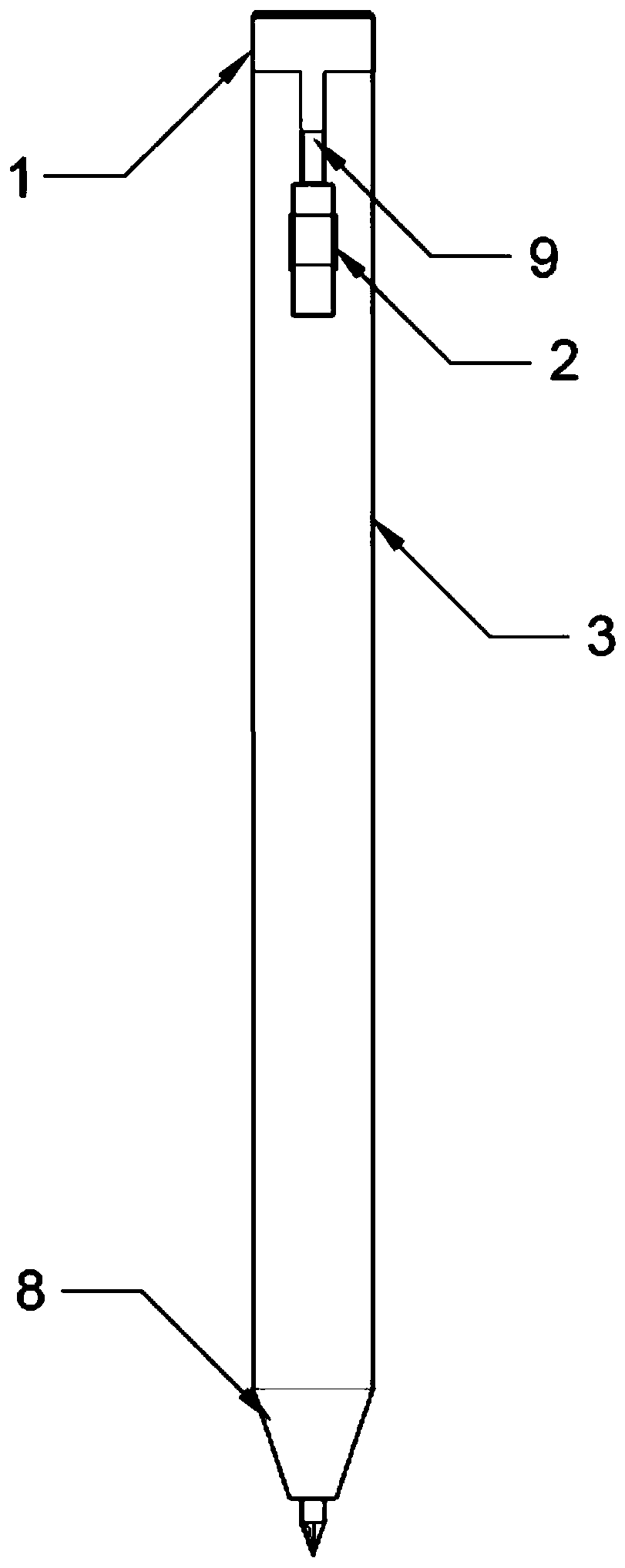 Pen capable of automatically retracting refill during falling