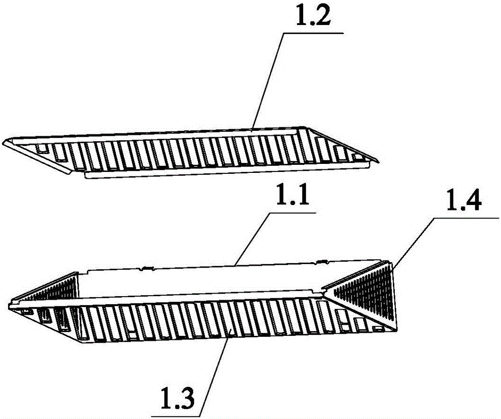 European-style smoke exhaust ventilato oil screen device