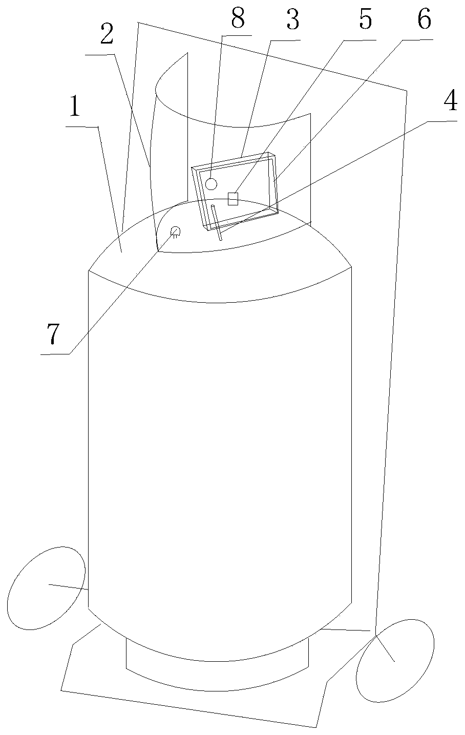 Intelligent cart-type fire extinguisher