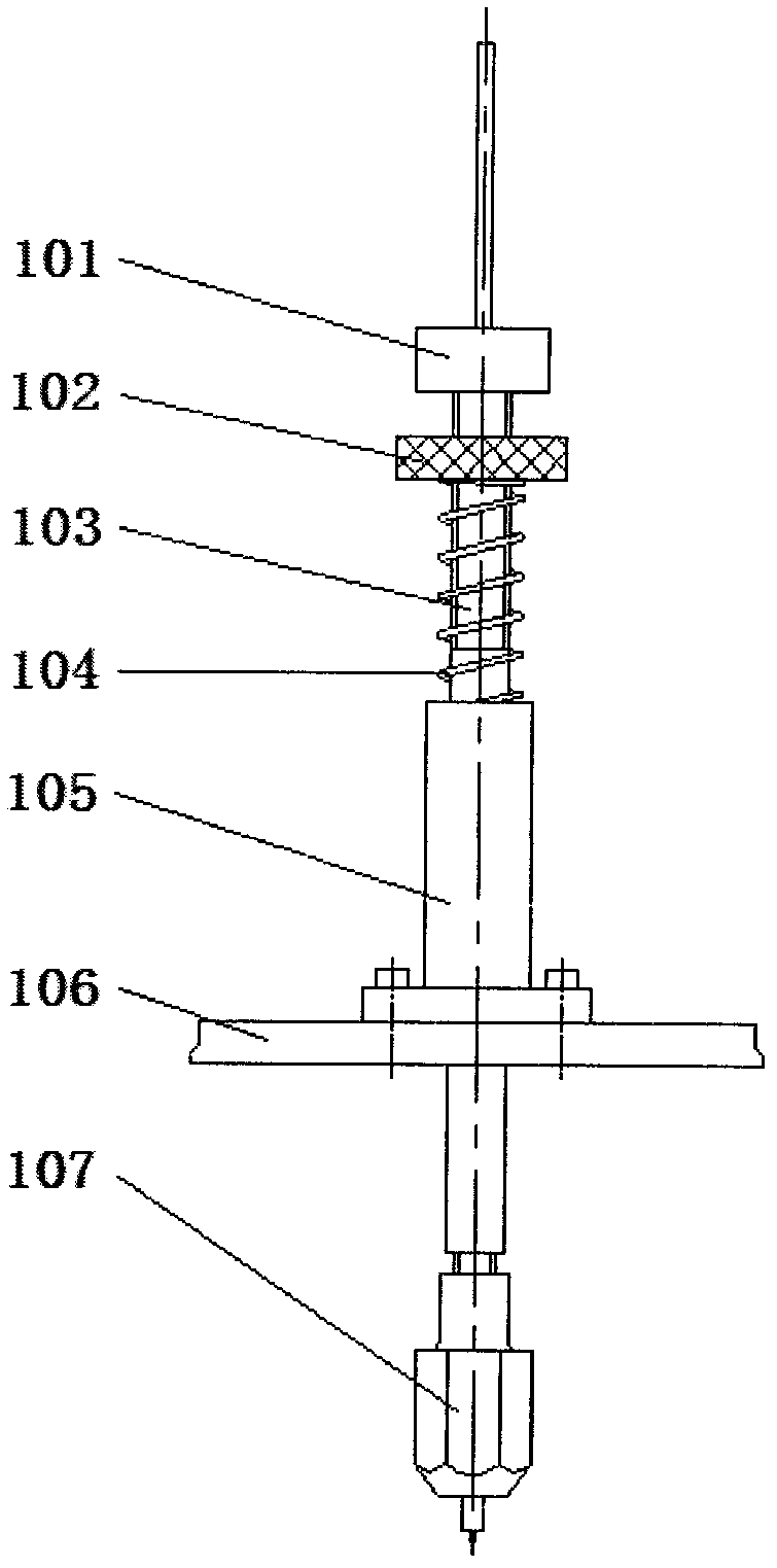 Normal pressure applying device