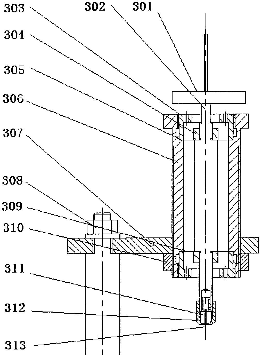 Normal pressure applying device