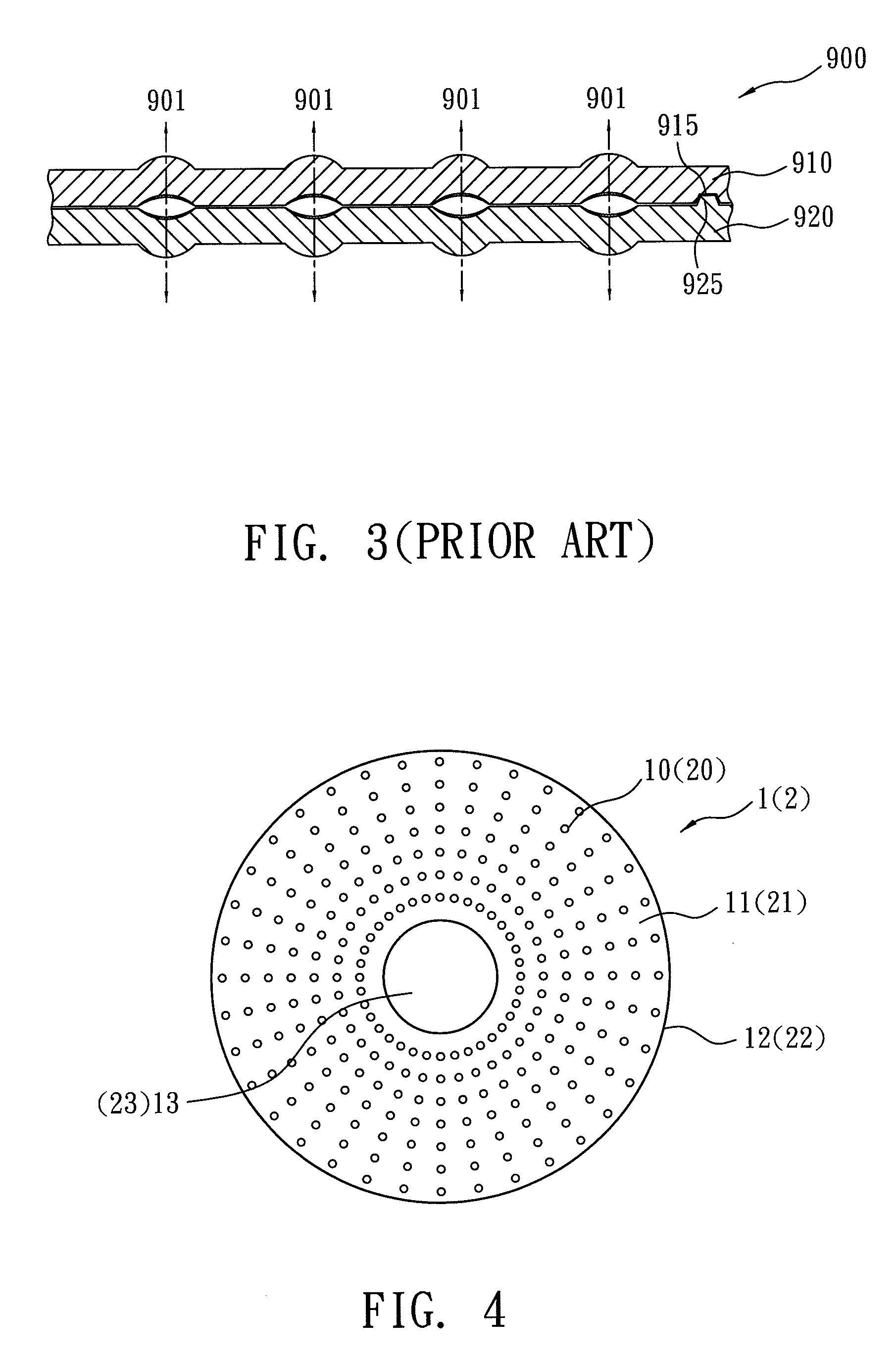 Stacked disk-shaped optical lens array, stacked disk-shaped lens module array and method of manufacturing the same