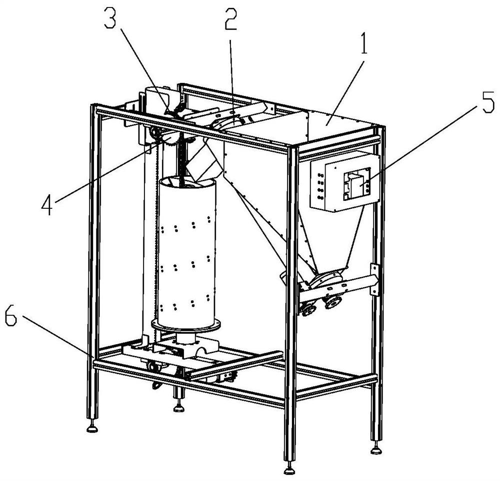 Distributed feeding type potato seed metering device