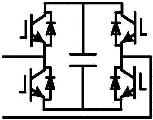 Zero DC voltage fault ride-through control method of multilevel modular converter (MMC) under asymmetric state of bridge arm parameters
