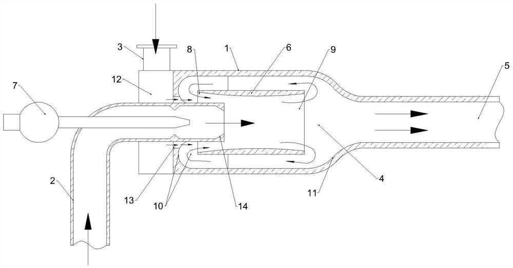 Low-nitrogen combustion device and method for plasma ignition self-sustaining stable combustion