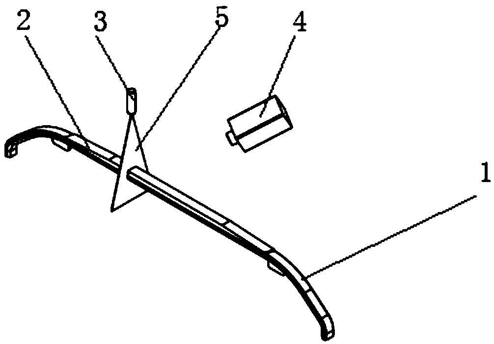 Abrasion detecting device for contact line