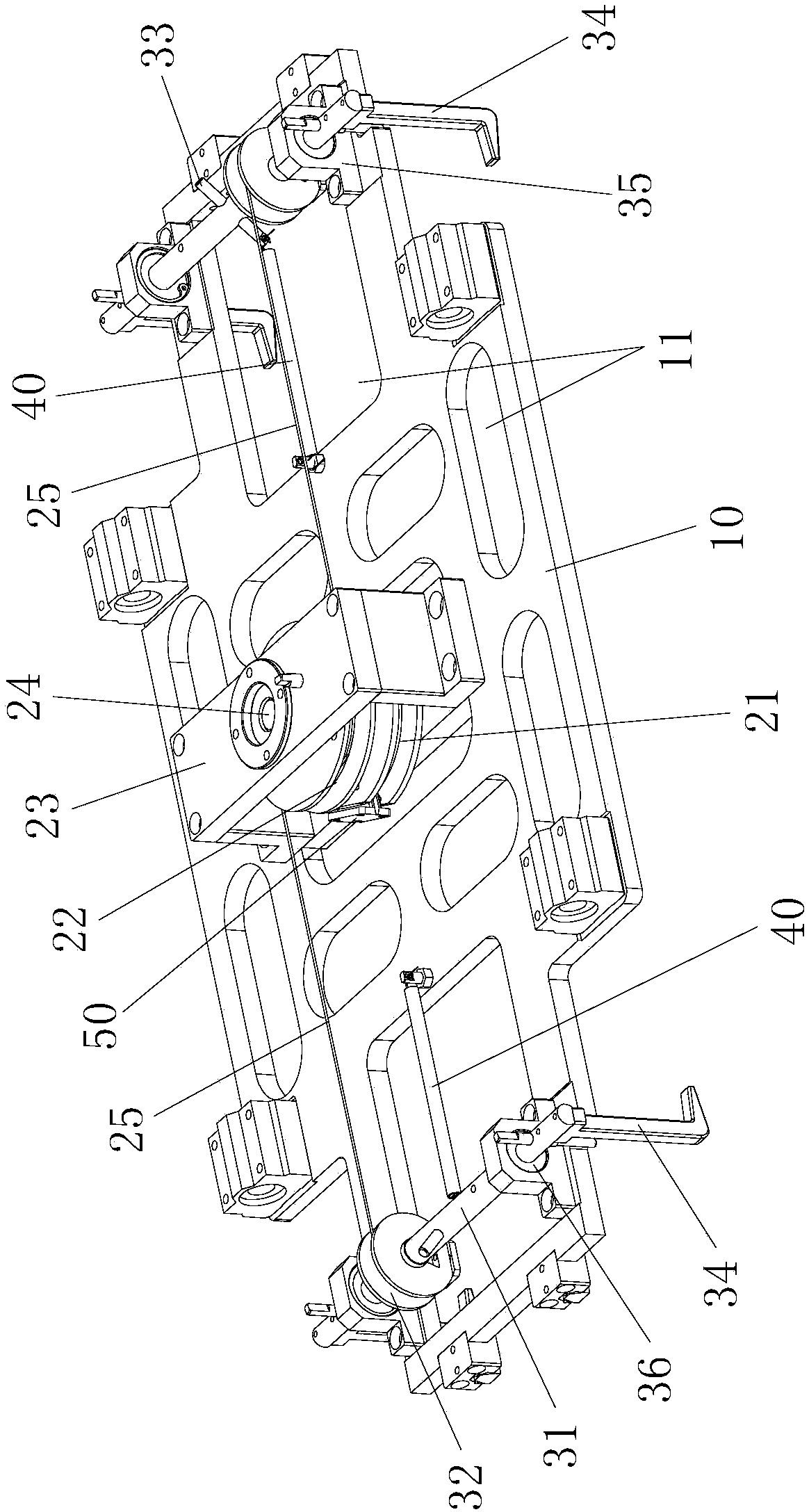 High-temperature-resistant clamping mechanism