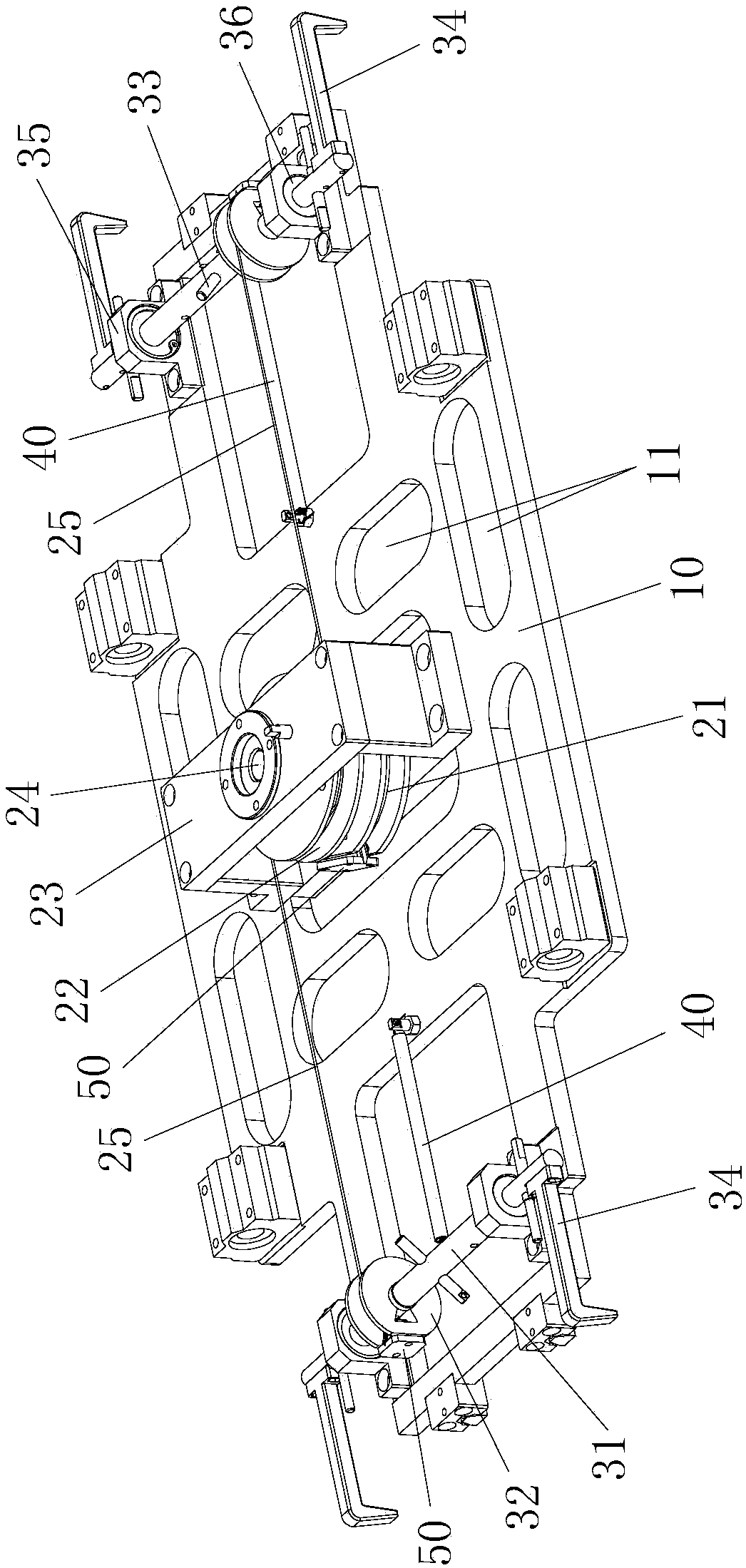 High-temperature-resistant clamping mechanism