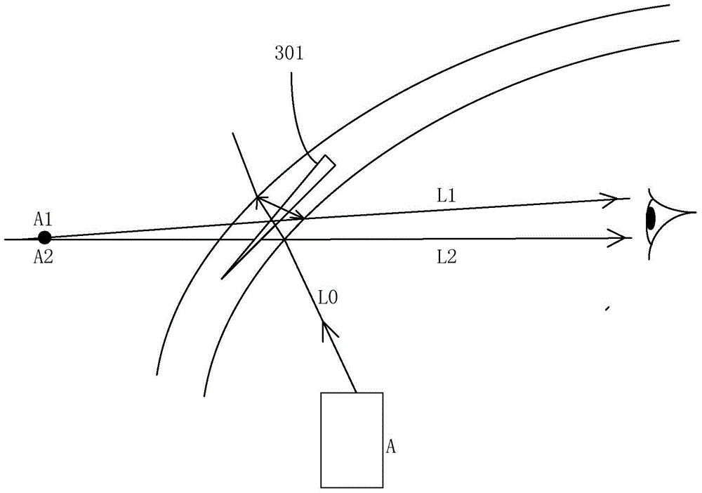 Anti-ghosting head-up display device